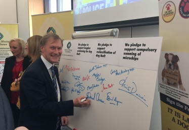 Westminster event raises awareness of dog theft